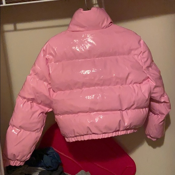 Pink puffer jacket - Picture 2 of 2